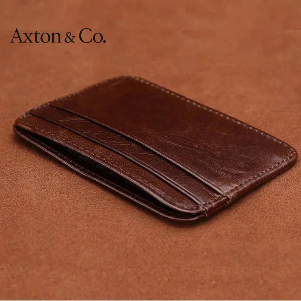 Men’s Genuine Leather Card Holder | Slim & Minimalist Wallet