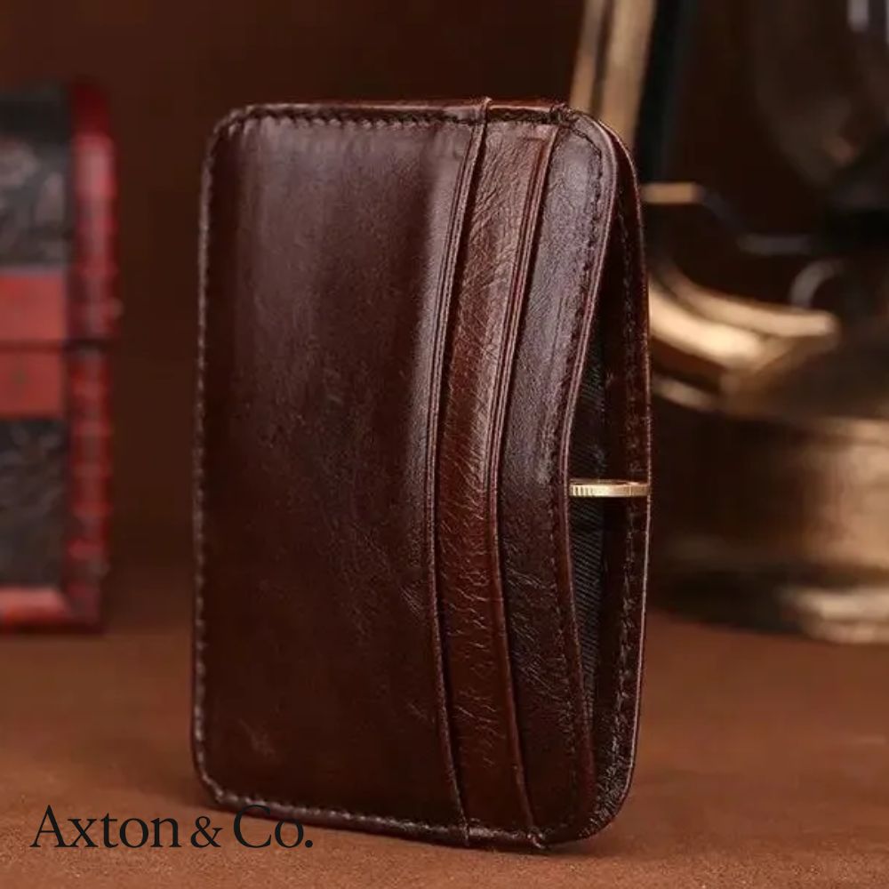 Men’s Genuine Leather Card Holder | Slim & Minimalist Wallet