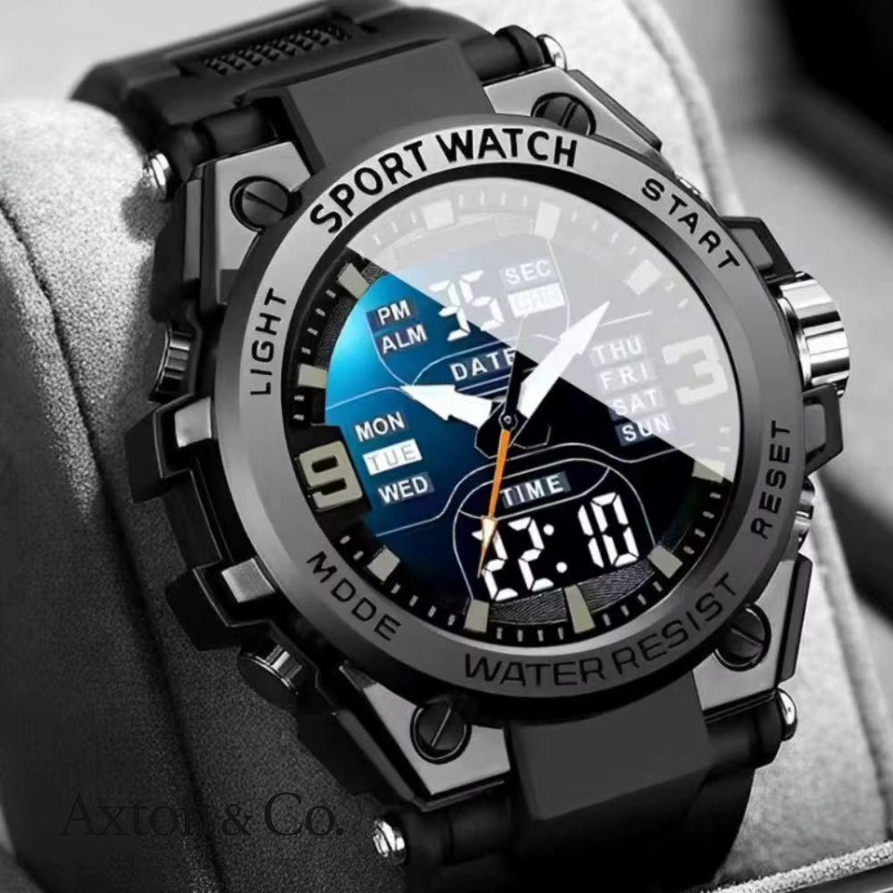 Kit – Buy 1, Get 3: Men’s Running Trainers + Luxury Watch + Genuine Leather Wallet